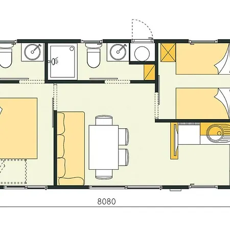 Holiday home Caravan Park Mediteran Kamp Ljutic, Biograd *